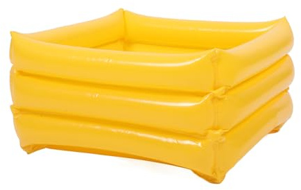 GLEAVI Aufblasbares Fußbad Faltbar aus Strapazierfähigem PVC Tragbares Fußwaschbecken für Camping und Reisen Outdoor Wasserbecken für Füße