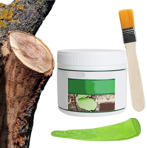 Mastic de taille 500 g pour plaies d'arbres pansement avec pinceau pâte cicatrisante pâte de greffage pour bonsaï cicatrisation rapide