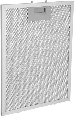 Fettfilter für Dunstabzugshaube aus Aluminiumgewebe, 32x26 Cm | Ersatzfilter für Küchenabzugshauben, Hitzebeständig und Abnehmbar, Silberfarben für Offene Küchen