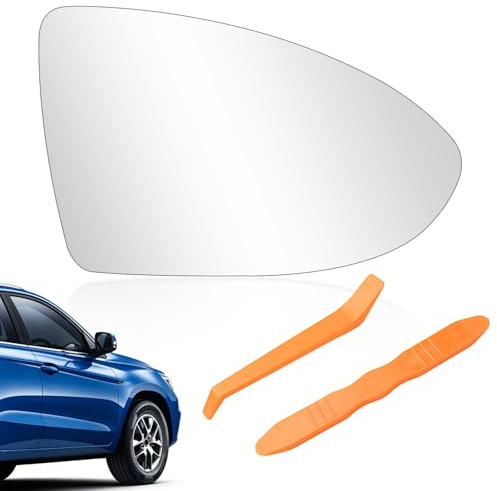 SRunDe Golf 7 Spiegelglas Rechts Beheizt Ersatzglas Spiegelglas Beheizbar | Konvex mit Montagehebel Seitenspiegel Auto Rückspiegel Glas Rechts Außenspiegel Ersatzspiegelglas Golf 7 Spiegel 5g0 857 522