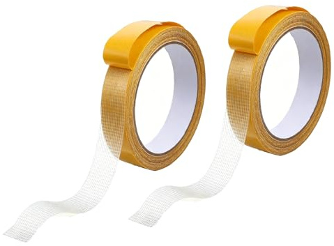 2 Stück Doppelseitiges Stoffband,Textilklebeband,Teppich Klebeband,Teppichklebeband Doppelseitig,Saumband zum Nähen,Hose Kürzen Ohne,Stoffklebeband Selbstklebend Bügelband,für Kleidung,Bügel,Vorhänge