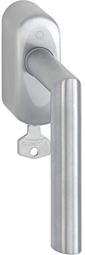 HOPPE 11511187 Fenstergriff Amsterdam - Sperrzylinder und Secustik, 7 x 32 mm