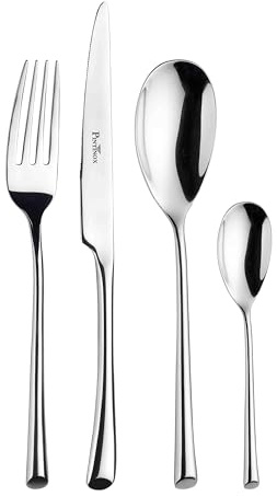 Pintinox Set 24 Posate serie Trumpet in Acciaio Inox Nichel Free (6 persone)
