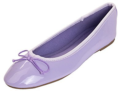 Feversole Women's Macaroon Colorful,Cojín de Espuma con Memoria Colorida Macaron para Mujer, diseño Plano de Charol