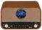 Roadstar DAB Nostalgie Retro-Radio mit Bluetooth und CD / MP3 Player im Holzgehäuse mit Weck-Funktion (USB, AUX-In, RDS), 15 Watt RMS, braun