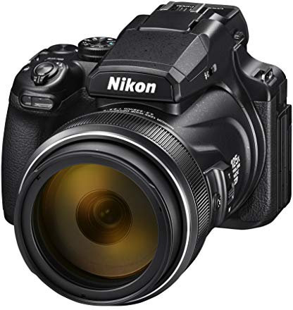 Nikon Coolpix P1000 Caméra Bridge, Zoom Optique 125x, Vidéo 4K/UHD, Bluetooth, Wi-FI, Noir [Carte Nital: 4 Ans de Garantie]