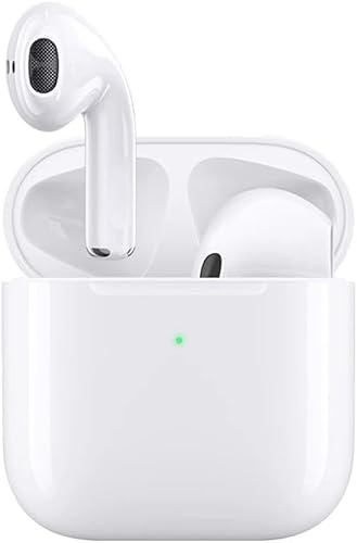 Airpots Cuffie Bluetooth,Auricolari Bluetooth 5.3,in ear Auricolare senza fili con HD HiFi Stereo Microfoni e Controllo Touch,ipx7 Impermeabili Air Buds Pods per IOS/Android/Samsung/Huawei