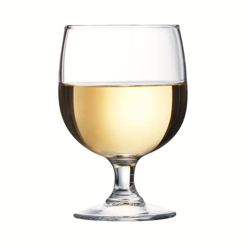 Arcoroc - Collection Amélia - 6 Verres à pied 16cl en verre trempé - Résistants et empilables - Usage professionnel - Fabriqués en France