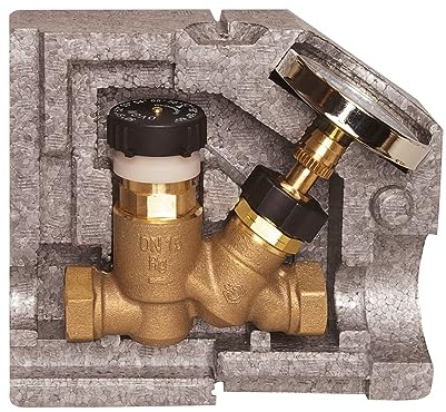 NexusValve TW Rp 1/2 DN 15 -Effizientes Thermostatventil für -Wasserkreisläufe -Temperaturgesteuerte Wasserausgleichslösung für optimale Systembalance und heißen Wasserzugang - M1206320