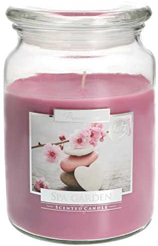 KOTARBAU® Vela aromática en tarro de cristal con tapa, Idea de regalo, Vela en frasco para aromaterapia, Decoración del hogar, Duración prolongada, Fragancia, Grande, Spa