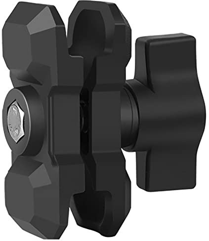 Jitehsha Aluminium Lenkerklemmarme, 6,2cm, Verbundmaterial Doppelbuchse, passend für Ram 2,5 cm (1 Zoll) Kugel Handyhalterungen (1 Stück)