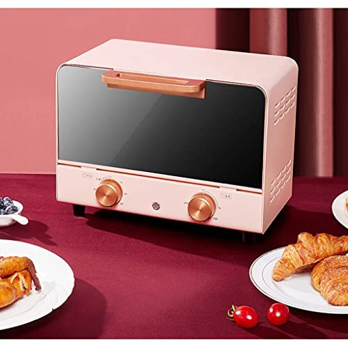 Samnuerly Macchina per Il Pane per Pizza Grill a Doppio Strato Forno Elettrico essiccatore di Frutta Multifunzione per Uso Domestico (D 31,0 cm x 18,5 cm)