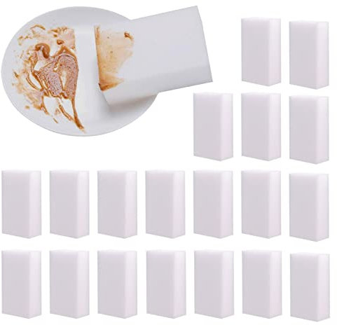 Saiki Spugna Magica per la Pulizia,Spugne per Gomma per Pulizia | Spugne per la Pulizia Double-Face Bagno Cucina Pavimento Battiscopa e Detergente per pareti