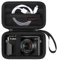 Canboc Kameratasche für Canon PowerShot G7 X Mark II/G7X Mark III Digital 4K Vlogging Kamera, Point and Shoot 4K Videokamera Tasche, Reißverschluss Mesh Tasche passt USB Kabel, Batterien, Schwarz