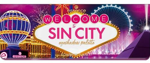 essence Make-up welcome to SIN CITY palette ombretti finish lucido (13.2g)