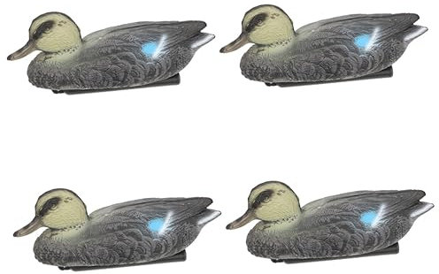 Abaodam 4stücke Fake Floating Model Realistic Hunting Bait Für Teich Und Garten-Dekoration Verschleißfest Leichtes Material Praktisch Für Outdoor-aktivitäten Für Gartenlandschaften