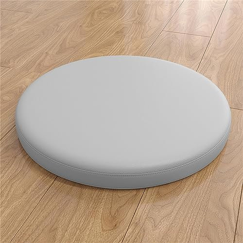 Komfort-Memory-Schaum-Sitzkissen, wasserdichte runde Stuhlkissen, elastische runde Stuhlkissen, waschbare runde Sitzkissen (Durchmesser 35 cm, Salbeigrün)