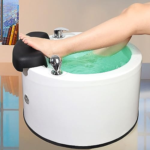 Spa-Fußbad mit Wärme- und Massage, bunte Lampe, Warm- und Kalteinstellung, Salon-Massagegerät – Acryl-Pediküre-Waschbecken für ein entspannendes Erlebnis