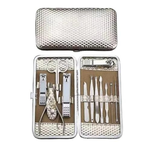 Maniküre/Pediküre Set Nagelknipser-Set, 12-teiliges Set, Nagelknipser, Beauty-Maniküre-Werkzeugset, Nagelknipser, Geschenkset, goldene Hand-/Fußpflege-Werkzeuge, Pediküre Nagelpflege-Werkzeuge