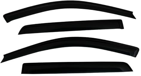 HPTOUY Seite Fenster Windabweiser for VW Golf 4 Mk4 1997-2003 Sonne Regen