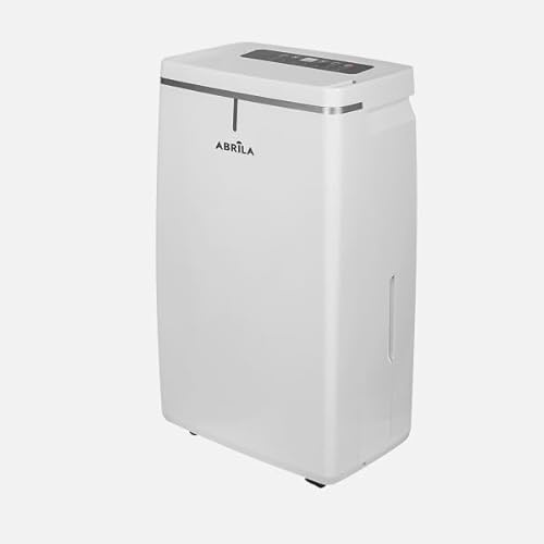 ABRILA - Mieke - Deshumidificador 320W | 20L/día | Depósito de 5,5L | Tres Modos Inteligentes | Autoapagado | Blanco