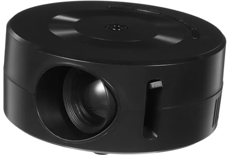 FONDOTIN Mini Proiettore Portatile per Interni e Esterni con Funzione Mirroring Smartphone Ottica Regolata e Professionale Proiettore Compatto per Cinema Studio e Campeggio