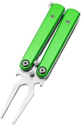 alloneslife Golf Balls Fork Pivots Divot Foldable Pitchforks Turf Grooves Cleaner Putting Green Easy To Use Foldable Pitchforks Turf Golf Maintenance Repair