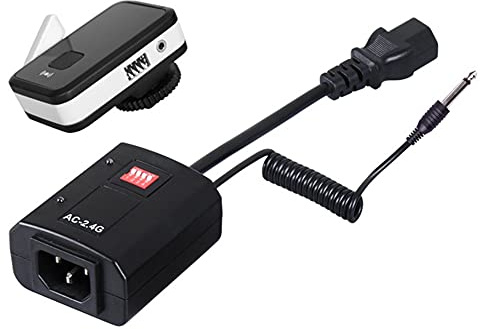 Keenso NiceFoto AC-2.4B Déclencheur de Flash Haute Vitesse sans Fil pour Les Amateurs de Photographie Créative Vitesse de Synchronisation 1/320S, pour Les Séances de Prise de Vue en Studio, Matière
