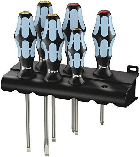 Wera 3334/6 Kraftform Stainless Steel Lasertip screwdriver set, PH/SL, 6pc, 05032060001