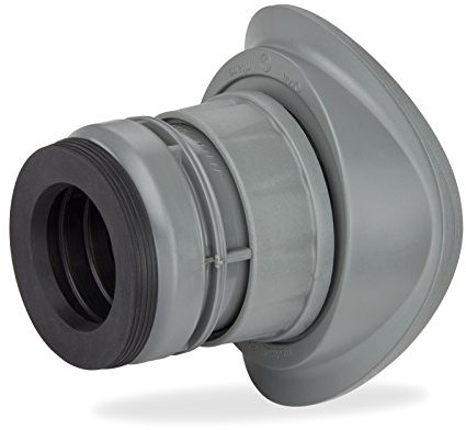 Haas oha Easy Fix Schr aubab ramo DN110/40 HT tubi acque reflue Tubo di scarico tubo di derivazione a posteriori 5001