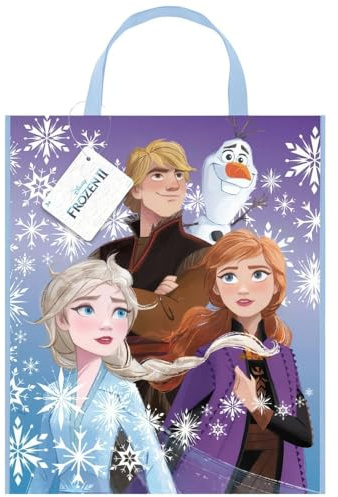 Große Partytasche aus Kunststoff - Disney Frozen 2 Party - 33cm x 28cm