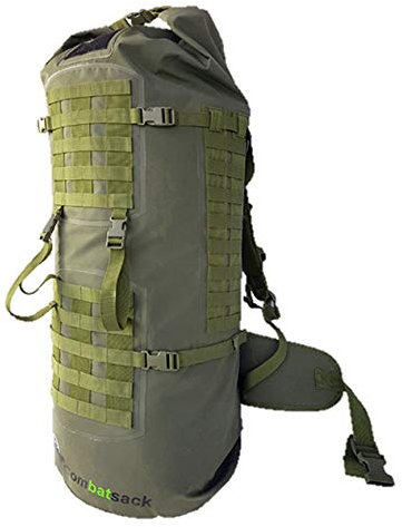 Schwimmfähiger Rucksack 100 Liter Olivgrün inkklusive 3 Organisationsbeuteln