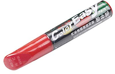 Gusengo 12ml Auto Lack-Reparaturstift - Tragbare Auto Kratzer Reparatur Stift, Auto Kratzer Entferner, Auto Lackstift Schwarz Rot Weiß Silber, Auto Universal Für Lackkratzer, Autokratzer
