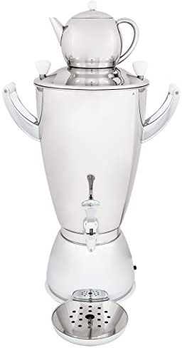 SAWOA - Samovar Premium – SAMORAI SL – Bollitore elettrico – 12 litri – Serbatoio acqua a doppia parete – Acciaio inossidabile di alta qualità – Gastro & Privat