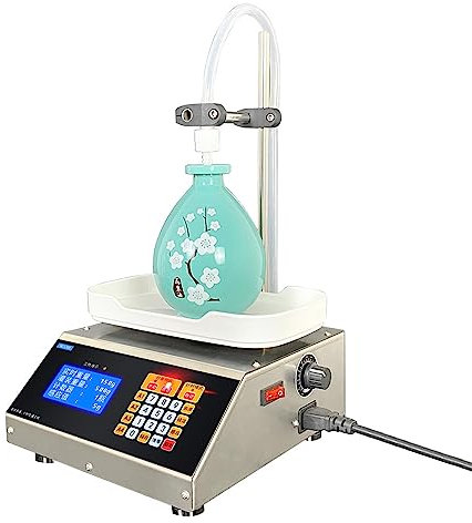 Liquid Filling Machine Bottle Filler, Automatic Weight bottling machine Pump Numerical Filler Digital Control Drink ,Water, Juice, Wine, Glass Detergent 10g to 10kg bottle filling machine ( Size : A )