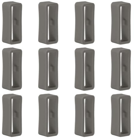 12 Pièces 22mm Boucles de Bracelet de Montre pour Garmin Forerunner 265/255 Support de Bracelet de Montre, Passant de Montre de Sport, Anneau de retenue de Montre