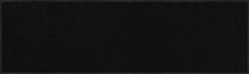 Salonloewe Fussmatte Schwarz I Schmutzfangmatte & Fußabtreter für Innen 30 x 100 cm