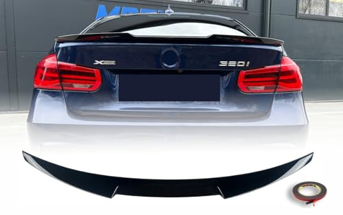 MpTuned BMW F30 M4 Stil Heckspoiler glänzend schwarz für 3er Limousine 4-Türer 318i 320i 330i 340i m340i 318d 320d 330d 340d m340d