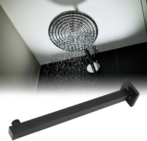 Brazo de Ducha de Pared de Acero Inoxidable, Brazo de Ducha de Pared, Fácil de Combinar con Cualquier Estilo de Baño, para Varios Rociadores de Techo