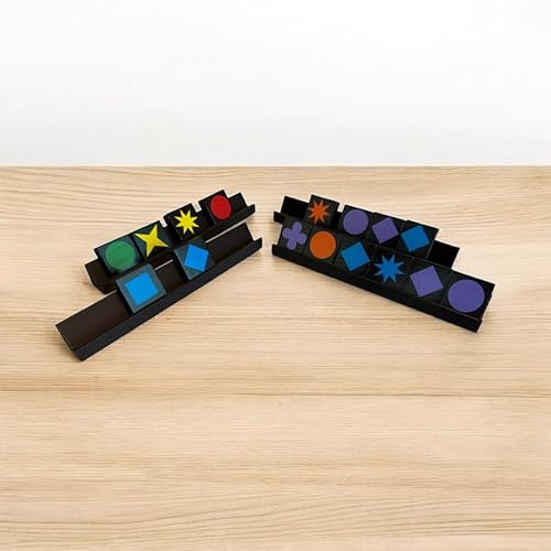 Qwirkle Ständer - 3D Gedruckte Spielsteinhalter, Spielzubehör für Brettspiel Qwirkle