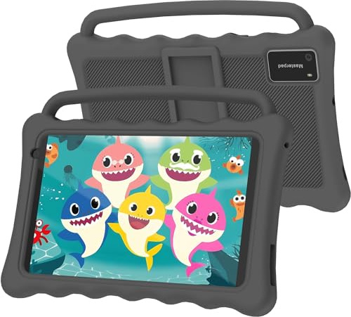BYYBUO 7 Inch Android Kids Tablet with Shockproof Protective Case | Dual Camera, Bluetooth, WiFi