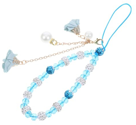 Didiseaon Bracelet Téléphone Portable Fleur Créatif Dragonne Anti-perte Multiusage pour Smartphone Accessoire Élégant et Pratique pour Chaque Jour et Occasions Spéciales
