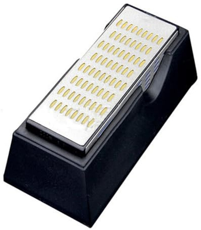 Alipis Bloc à Aiguiser Diamanté Extra-Dur pour Couteaux et Ustensiles Cuisine Pierre à Aiguiser Super Dure Aiguiseur Polyvalent Solide pour Usage Domestique et Professionnel