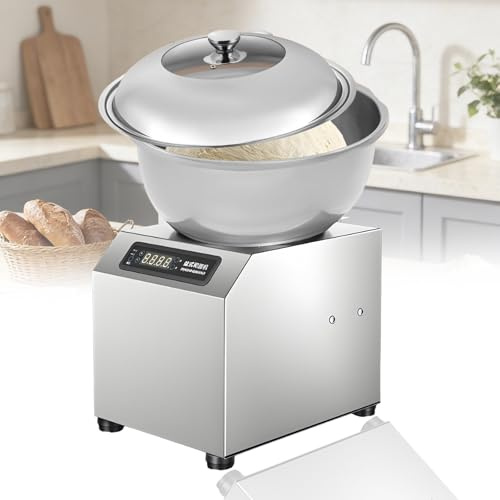 HCAUYNN Impastatrice 1800W - 8KG/17.6LBS, 1400 Giri/min Macchina per Pane, Macchina per impastare Doppia Rotazione per preparare Pane Fresco, Pizza e Pasta 8kg(18lbs)