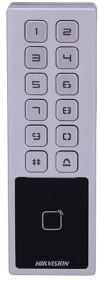 Hikvision Controllo Accesso DS-K1T805MBWX Scheda e PIN IP65 IK08