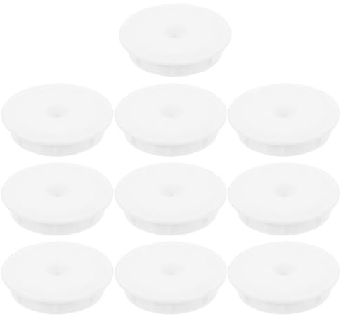 Lurrose 10Pcs Plastic Lint Roller Replacement Plug Accessories for Pet Hair Removal on Clothes and Furniture Sturdy and Reusable