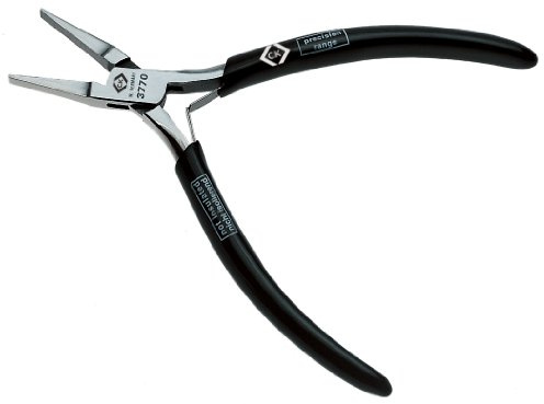 C.K Classic T3770 120mm Precision Flat Nose Pliers,Silver