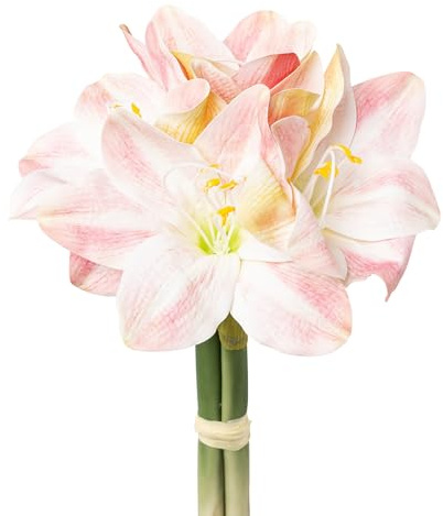 Fuchs seit 1895 2er Set künstliche Amaryllisbund 32cm in versch. Farben, Farbe:rosa