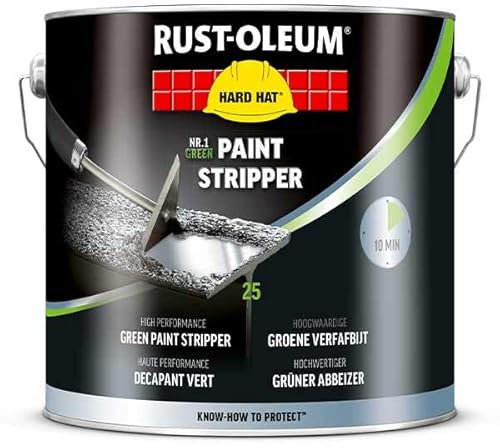 Rust-Oleum Décapant Vert NR.1, Décapant à action rapide pour enlever les anciennes peintures, 2,5 L