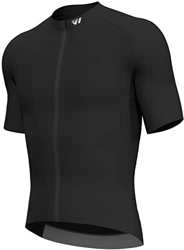 Lo.gas Radtrikot Herren Regular Fit | Rennrad Trikot mit durchgehendem Reißverschluss, 3 Taschen & Reflektorstreifen. Kühles Fahrradtrikot bietet Hautkomfort